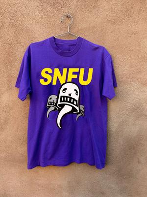 Rare SNFU Concert & Tour Short Sleeve Purple All Size T-Shirt K839 Unisex T-Shirt