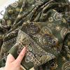 Green Cashew Flower Cotton and Linen Shawl Women's Autumn New Ethnic Style Yunnan Travel Photo Sun Protection Shawl Scarf Thin