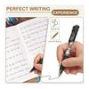 PATIKIL 12-Piece 0.7mm Gel Pens, Black Ink, Retractable Rollerball Pens, Medium Point, Smooth Writing, Quick Dry, for Home, Office, Business, Art,