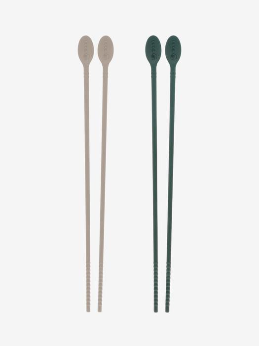 

Sillymann [Siliman] Silicone Harmony Fried Chopsticks WSK4032 Ocean Green