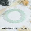 Multi-Color Transparent Crystal Bead Bracelet for Women - Layered French Style Jewelry