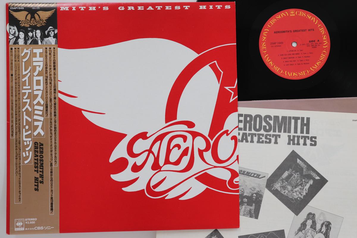 

LP Пластинка AEROSMITH - Лучшие хиты Aerosmith 25AP1949 CBS SONY 1980 Япония Оби Рок Б/У