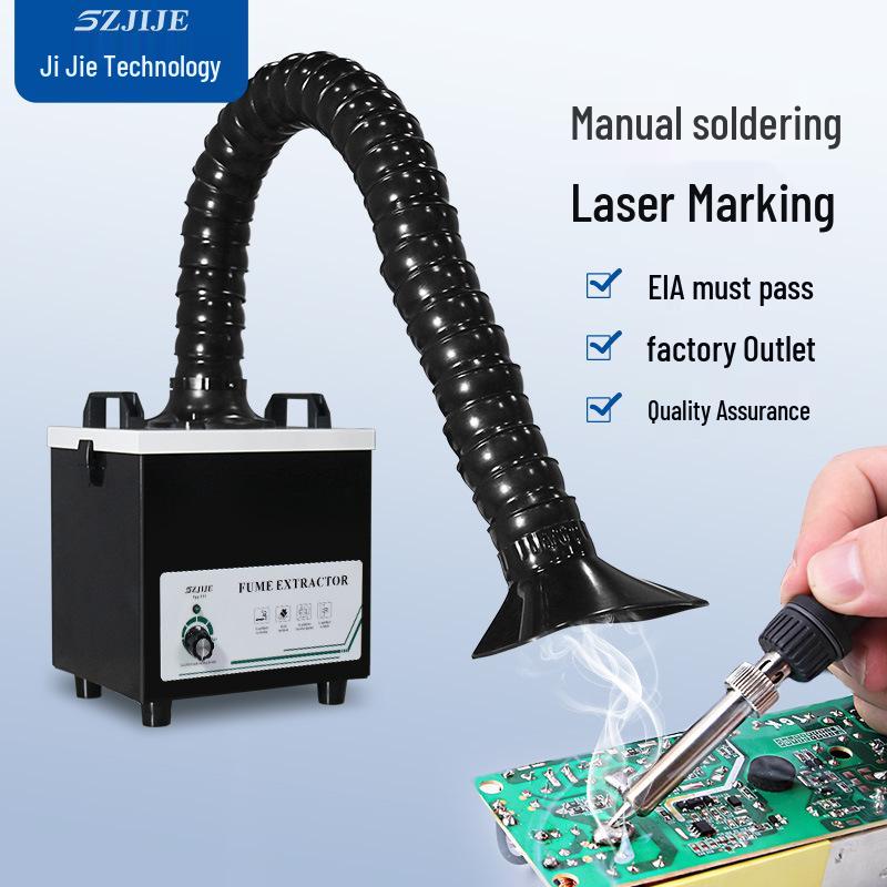 Extractor portabil de fum de lipit cu filtru marcat cu laser