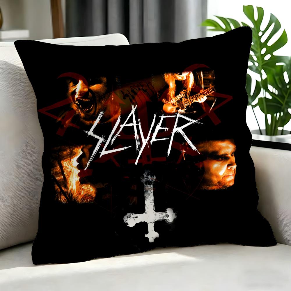 Band RRock Band Slayered Cushion Cover Cushion Cover Set Pcs X X X Pillowcase Decorative Sofa Home Decor