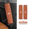 AQH1  For KIA Car Safety Belt Shoulder Protector Pad Leather Seat Belt Cover Accessories K5 K2 Rio Optima Sportage Venga Sorento