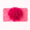 New cute and comfortable flower children's jewelry, soft solid color baby fontanelle headband, baby headband