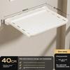 Aluminium Badezimmer-Wandregal mit Haken für Duschaufbewahrung und Handtuchorganisation