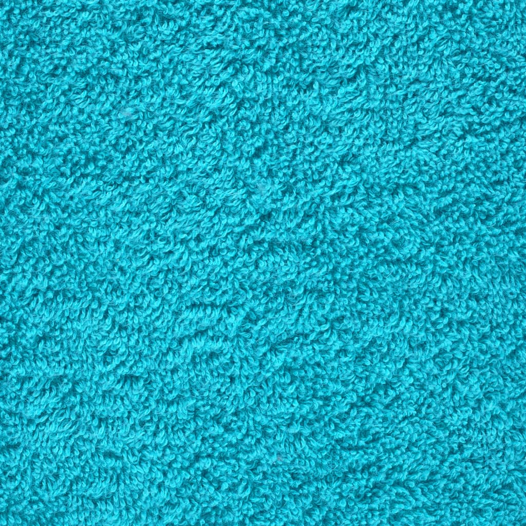 Premium Sauna Towels SOLUND 2 pcs Turquoise 80x200 cm 600 g m²