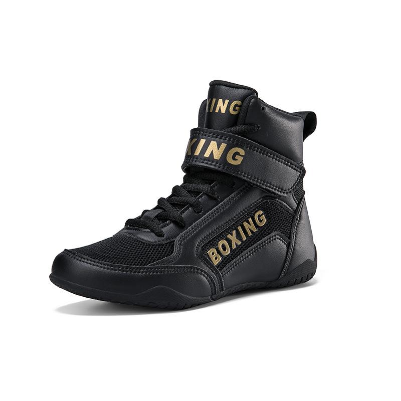 New men's and women's medium help breathable non-slip boxing shoes Sanda training lightweight wrestling shoes