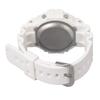Sport Mens Digital Chronograph Strap Watch Classic Vintage Square Mens Digital Watch WR50M Waterproof White