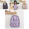 Adorable Labubu Kids Backpack Cute Trendy Preschool Dual Shoulder Bag In Beige Green Black Purple Blue Pink