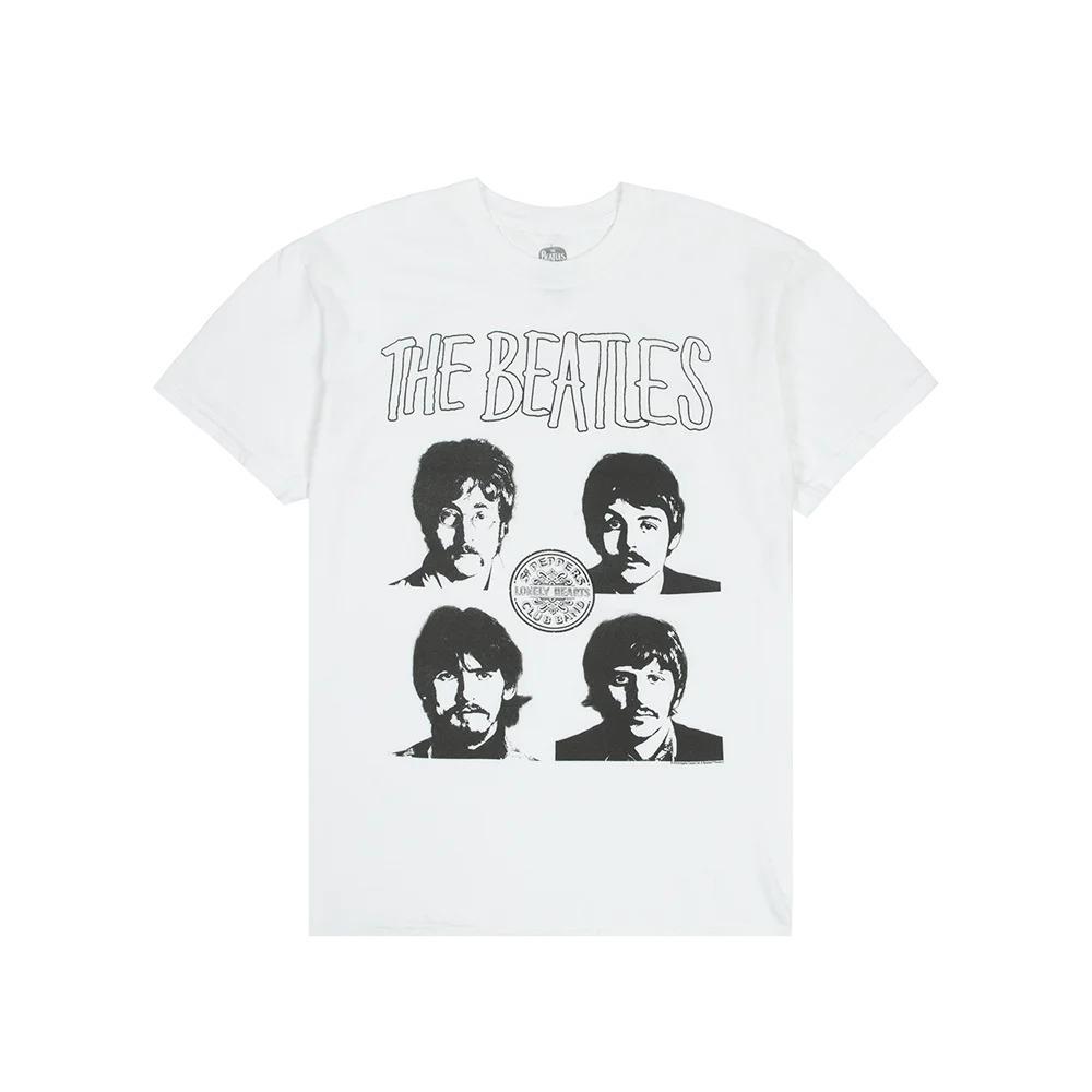 Premium Men & Women T-Shirt The Beatles  Abbey Road Zebra Crossing  Vintage Gewassen Oversized T-shirt met Korte Mouwen 4XL