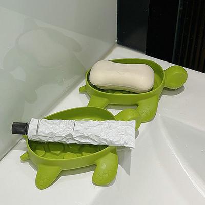 Skilpadde Avløp Såpeboks Tegneserie Skilpadde Såpeholder Kreativ Skilpadde Såpeboks Avløp Såpeholder Såpeboks Samler Ikke Vann