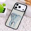 Dentist Dental Tooth Phone Case for iPhone 17 Air 16 15 11 12 14 13 Pro Max Shockproof Cover