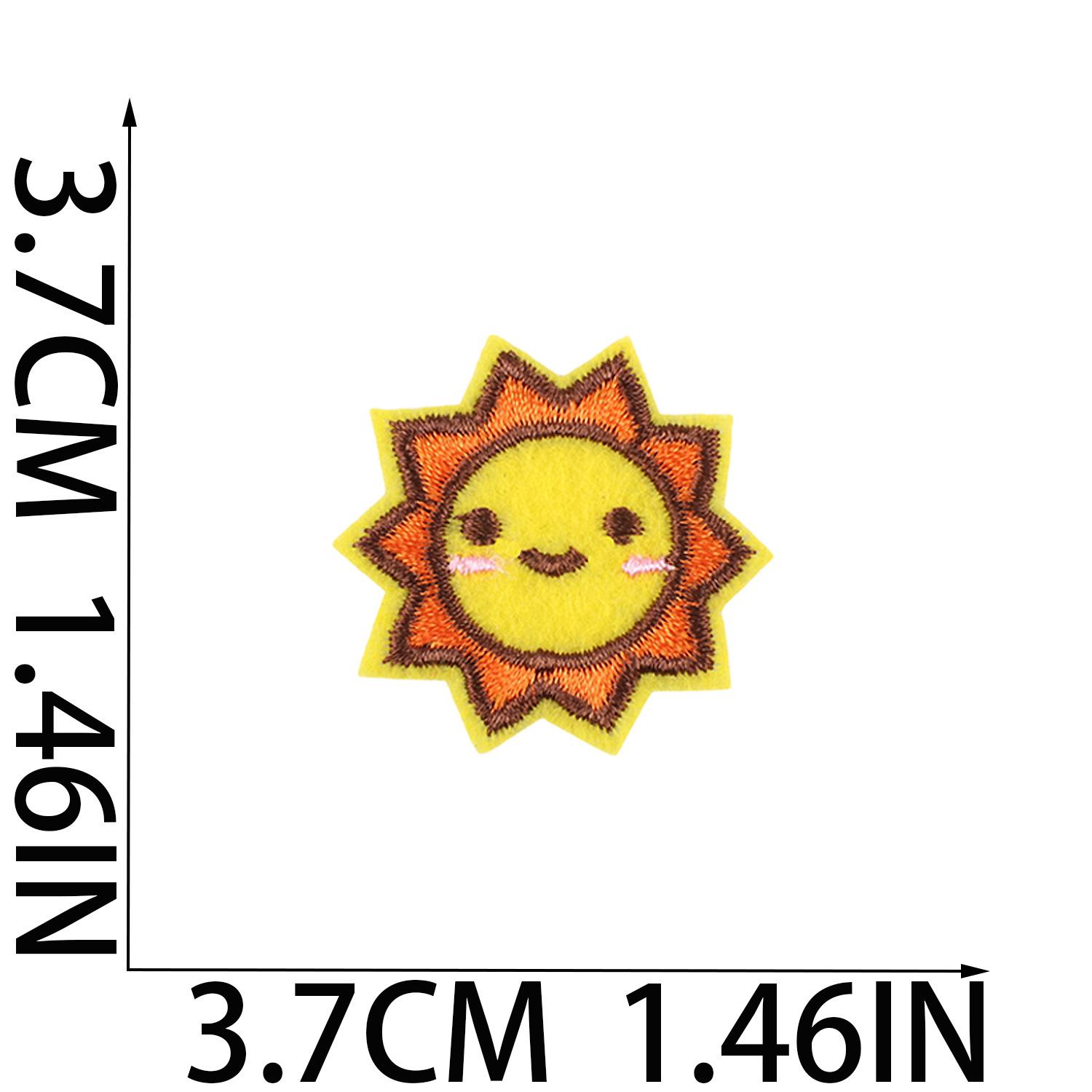 

Holiday Theme Embroidery Cloth Sticker Beach Camera Patch Sticker Bag Decoration Beach Ball Chapter Boy Computer Embroidery Label no. 1_3 pieces