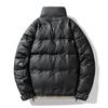 Men's Winter Short White Duck Down Windproof and Warm Stand-up Collar Sports Casual Fashion Versatile Jacket