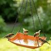 Open Bowl-shaped Hanging Bird Feeder Thickened Bird Feeding Platform Hummingbird Feeder  Balcony