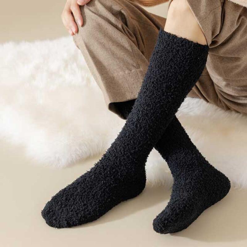 Long sleep socks, winter thermal socks, knee socks