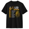 Oversized T-Shirt Summer Funny Top 10 Rules Of Leo Astrology Lover Popular T Shirts  100% Cotton Tshirt Short Sleeve Clothes
