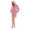 Keanu Womens/Ladies Hearts Zipped Dressing Gown