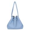 BONAVENTURA [Beautiful Condition] Noah Bag Shrink Leather Drawstring Handbag Light blueUsed