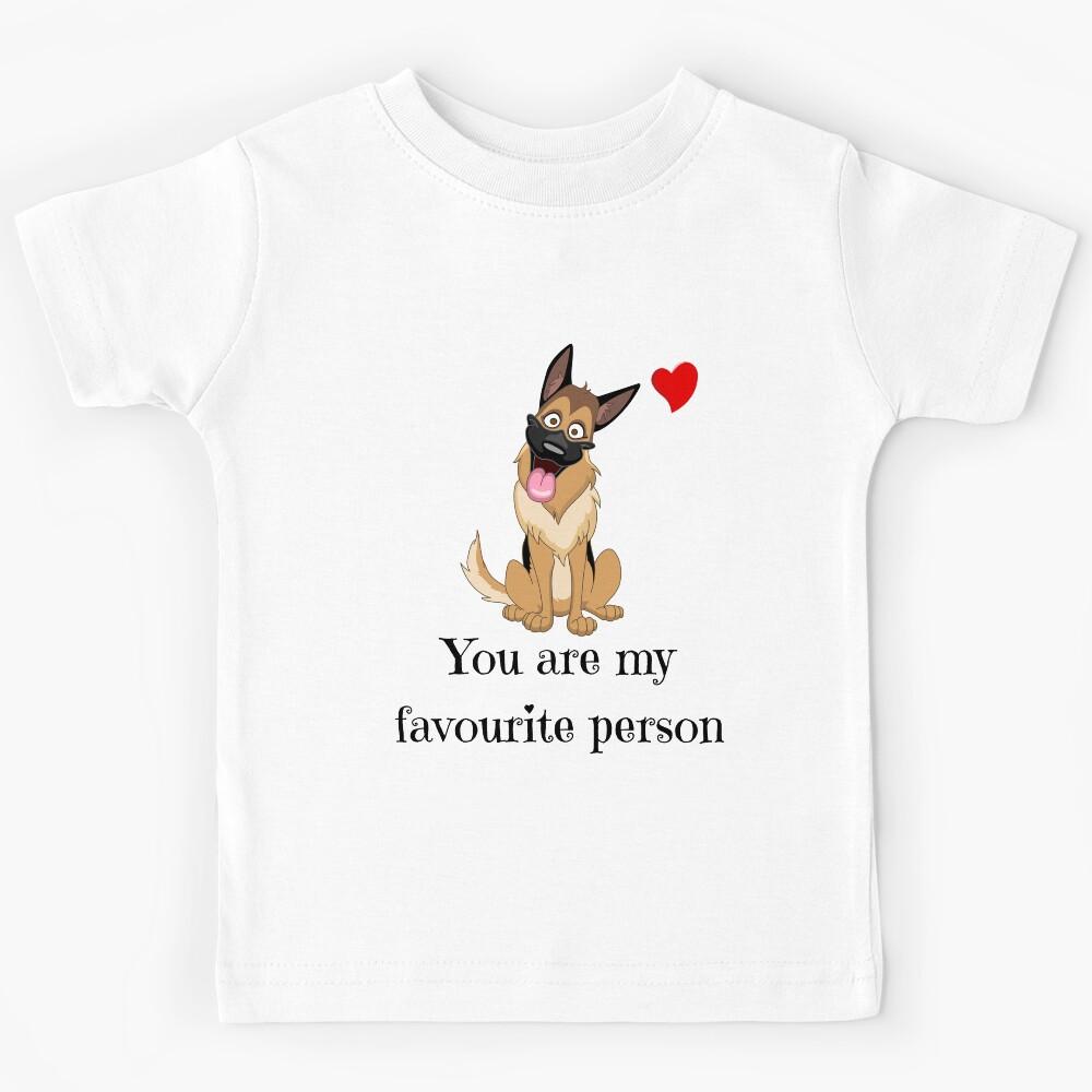 german shepherd funny quote cartoon german shepherd Kids T-Shirt 140