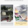 New Transparent Food Storage Box with Lid Sealed Refrigerator Organizer Drain Tray Frozen Storage Box Refrigerator