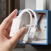 24V/5V Step Down POE Splitter For Surveillances Systems Plugs Play Installation Overloads Protections ABS Construction