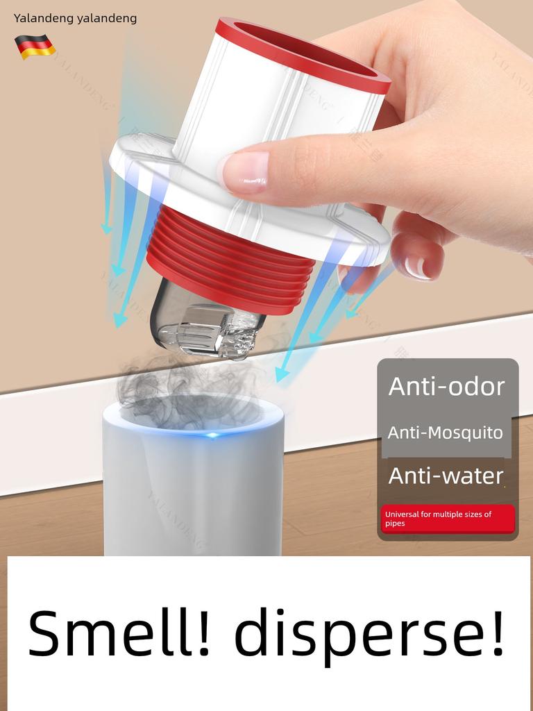 Anti-Odor Drain Plug for Sewer Pipes, Anti-Odor Sealing Plug for Sink and Washbasin Drainage Pipes, Special Accessory for Blocking Odors