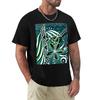 Polynesisch - Hawaiianisch - Samoanisch Türkis Stammesfaden T-Shirt Abstraktes Muster Druck Oberteil