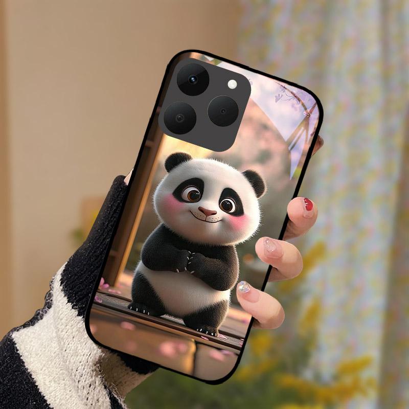 Für Realme 15T 15 T 5G Hülle Luxus Mode Gehärtetes Glas Rückseite Für Realme15T Stoßfester Bumper Funda RMX5111 RMX5112 Etui