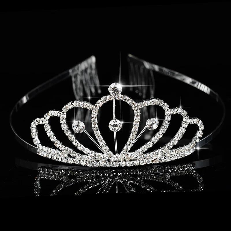 Classic Bride Rhinestone Crown Hair Accessories Headgear Studio Wedding Dress Accessories Direct Sales