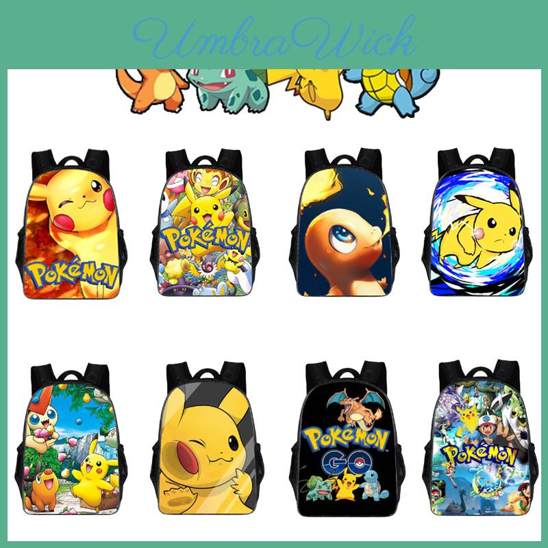 Lightweight Pokemon Backpack Perfect For Boys And Girls With Multiple Compartments