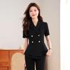 Women's Short-Sleeve Business Suit Set