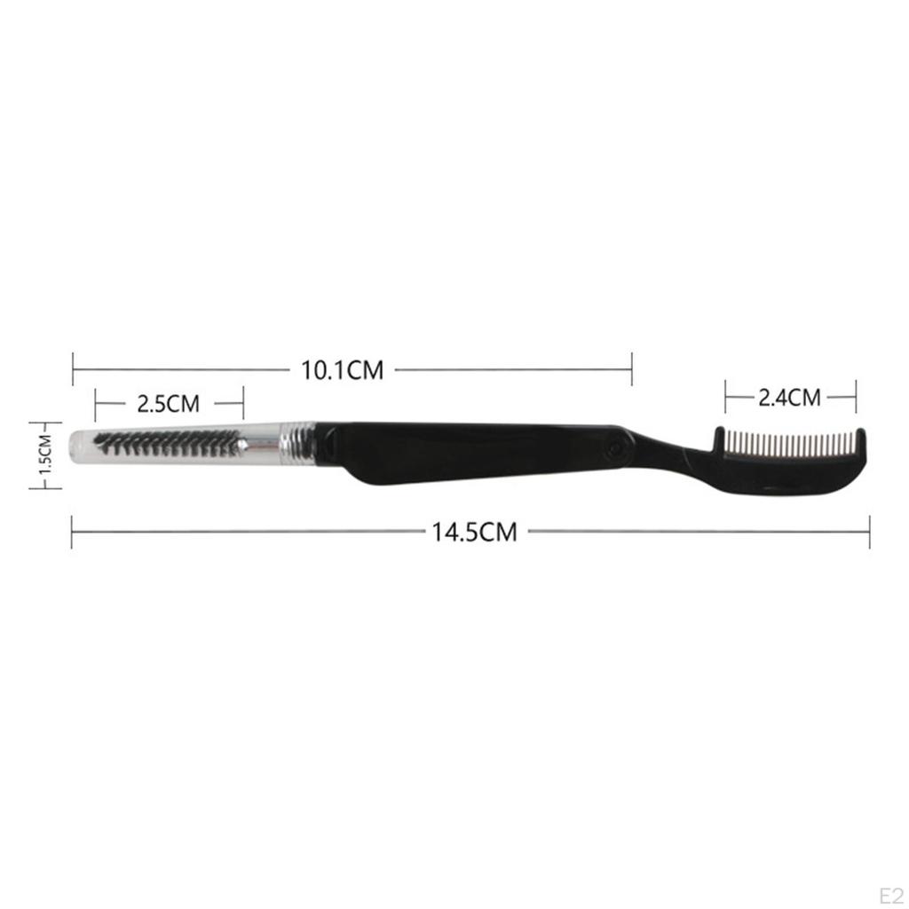 Fly Tying Tools Foldable Metal Comb and Hair Dubbing Brush Portable Reusable Hook