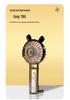 Cute Cartoon USB Rechargeable Silent Handheld Fan with Hook