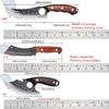 Professional Vegetable Fish Knife Boning Barbecue Knife 3PCS Kitchen Chef Knife Set Utility Knife
