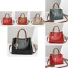 Elegant 2024 New Women's High Capacity Tote Bag Stylish Shoulder Bag For Moms In Khaki Burgundy Black Green And Mustard Yellow