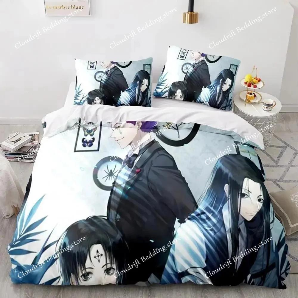 Fashion 3d Printing Anime Hunter × Hunter Bedding Set Single Twin Full Queen King Size Bed Set Adult Kid Bedroom Duvet Cover Set