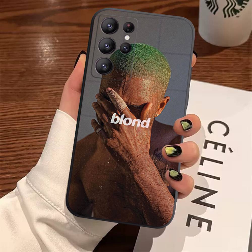 F-Frank Singer Ocean Case For Samsung Galaxy Case S25 S23 S22 S21 S30 S20 S10 Ultra Plus FE TPU Soft Cover