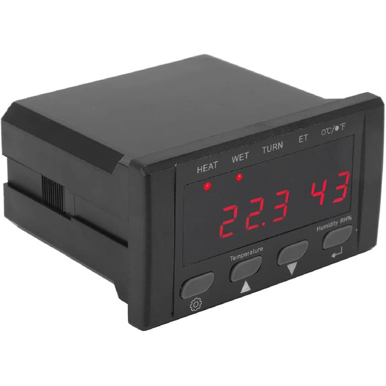 Incubator Temp Humidity Controller , Fahrenheit Celsius Simple Egg Incubator Thermostat for Poultry for Reptile Digital Temperature Controller