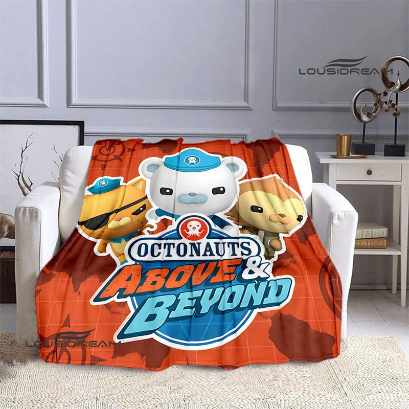 3D The-Octonauts printed blankets picnic blanket Warm Flannel blankets Soft and comfortable blanket bed linings Birthday Gift