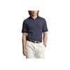 Polo Ralph Lauren SS24 Striped Small Pony Embroidered Short Sleeve Polo Shirt Men tops Navy-Blue MNPOKNI1N822113-410
