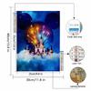 DIY Diamond Painting Castles and Fireworks Cross Stitch Kit Mosaic Art Diamond Painting Full Circle Diamond Home Decoration