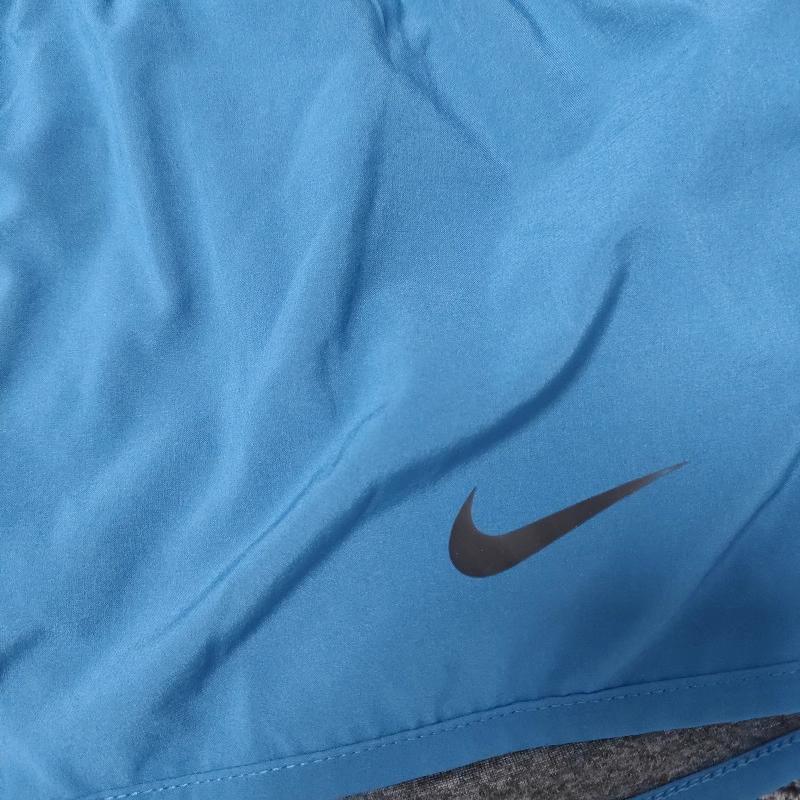 Nike Solid Color Outdoor Elastic Double-Sided Casual Shorts Women shorts Blue 830457-457