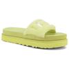 UGG Laton Fur Slide Yellow Slippers Women's 1111236-MRT