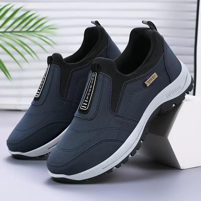 Fashion High Quality Outdoor Men's Sneakers Breathable Suede Running Shoes Light Anti-slip Mountaineering Shoes Platform Sneakers36-50