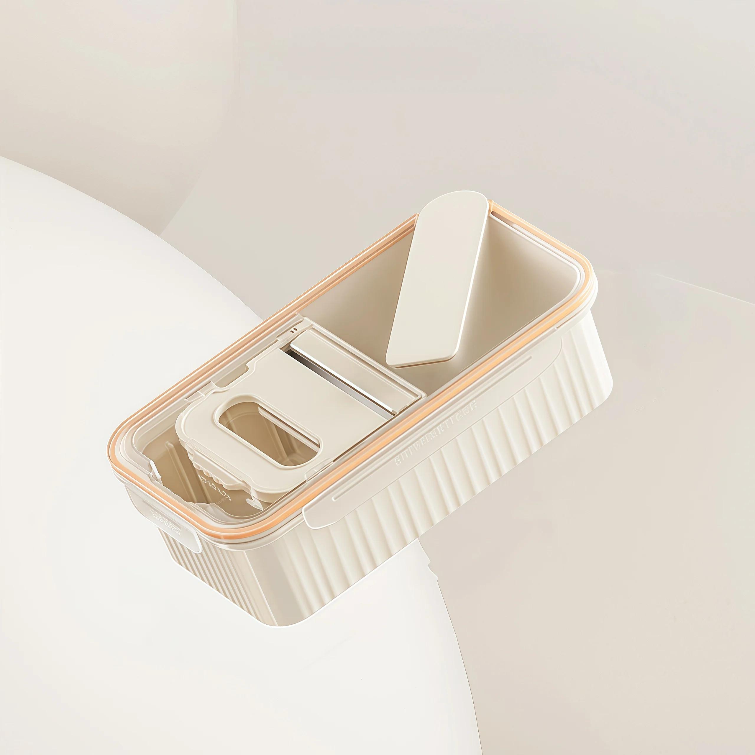 

Spicy Cabbage Cutter Kimchi Storage Boxes Household Sealed Fresh Keeping Boxes Food Grade Large Capacity Korean Version Storage