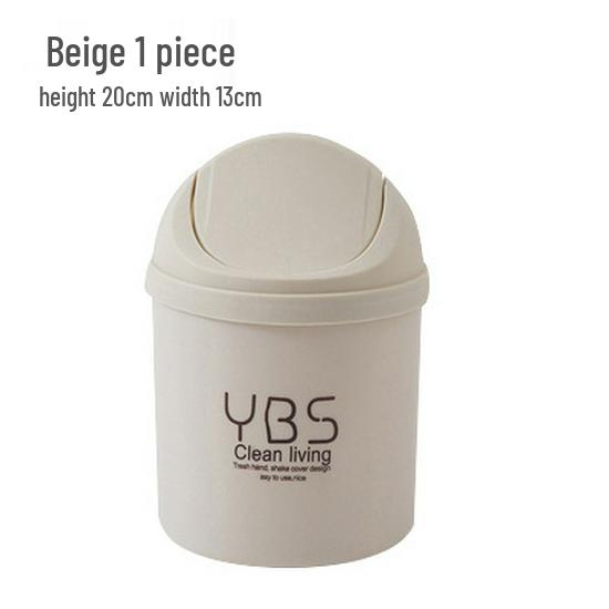 Cute Mini Desktop Trash Can with Lid for Home and Office