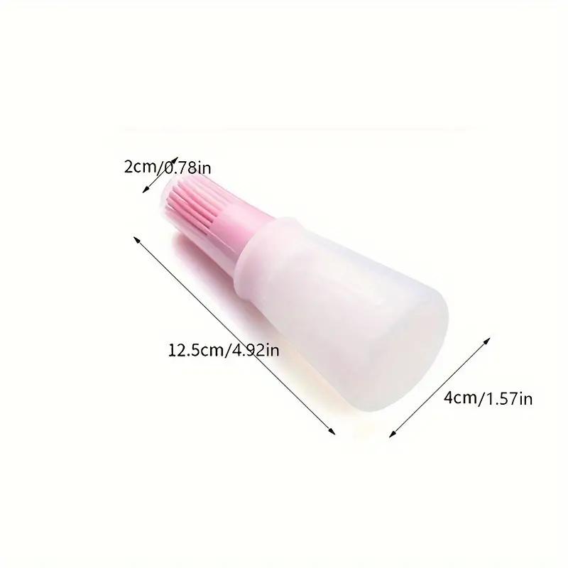 1 pinceau à badigeonner en silicone avec distributeur d'huile - Qualité alimentaire, parfait pour le barbecue et la pâtisserie, indispensable pour la cuisine